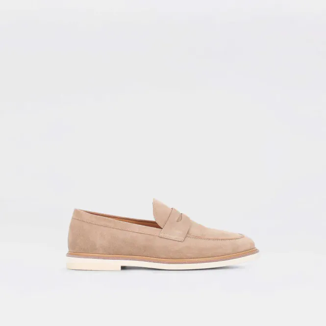 Hovedbilde Pepper - sand-beige penny loafer til herre i ...