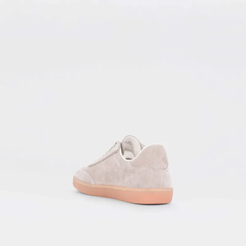 Chisel - lys gråbeige sneakers til herre i semsket skinn